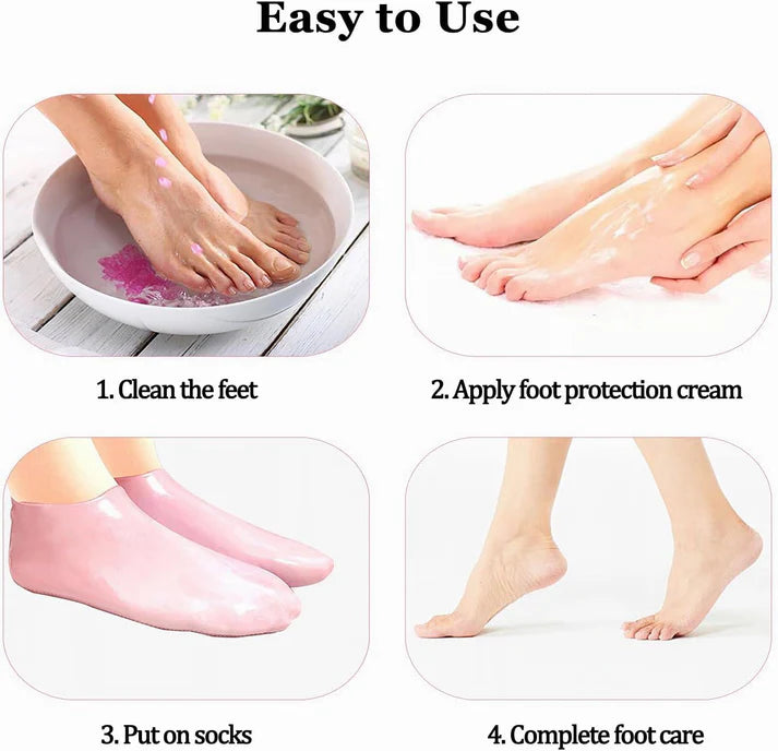 Heel Repair Moisturizing Gel Socks